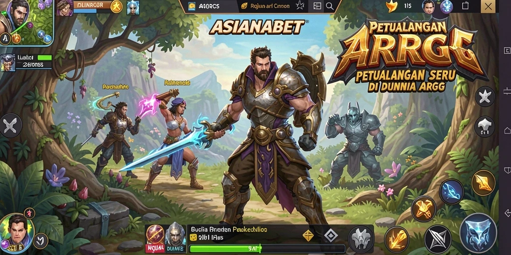 Tampilan gameplay seru dalam ASIANABET dengan aksi pertarungan yang mendebarkan.