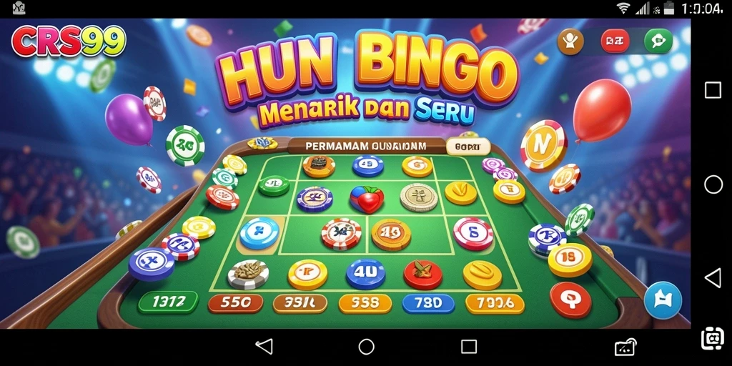 Tampilan menarik dari gameplay Bingo di CRS99 yang seru dan interaktif.