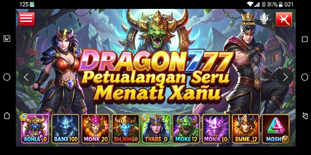 Tangkapan layar gameplay <strong>DRAGON777</strong> memperlihatkan aksi seru dalam petualangan yang menantang.