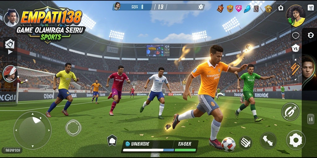 Tampilan gameplay menarik dari EMPATI138 dengan aksi seru olahraga.