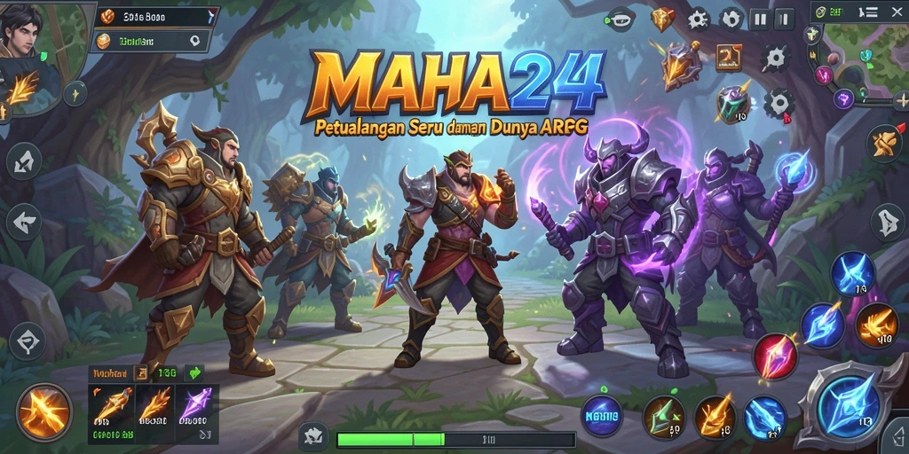 Tampilkan aksi seru dalam gameplay ARPG MAHA24.