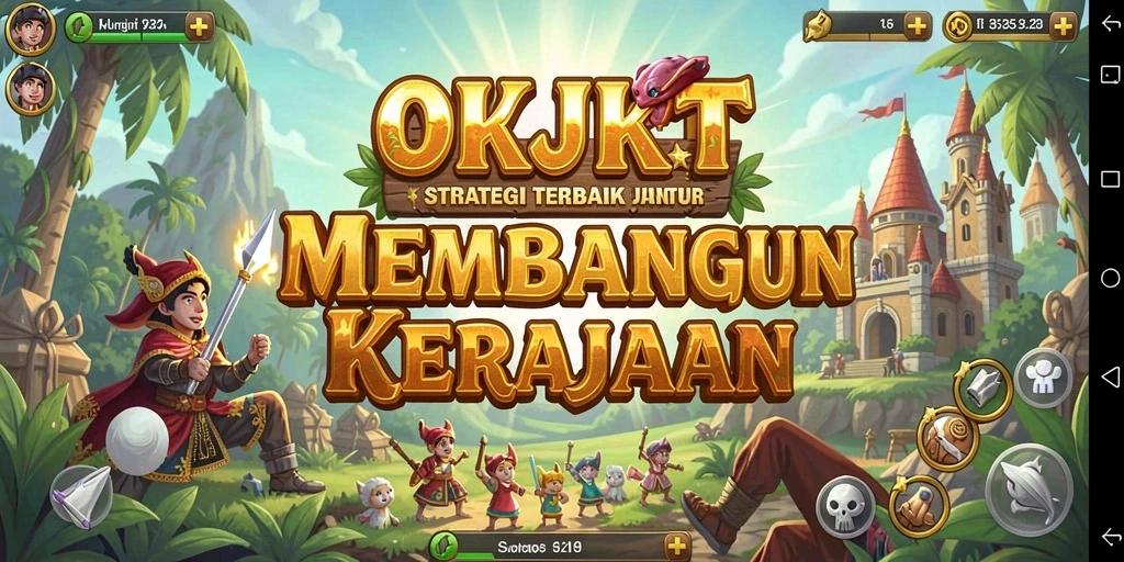 Screenshot gameplay OKJKT menampilkan strategi pertempuran yang mendalam.