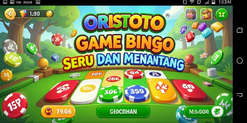Tangkapan layar gameplay Bingo yang seru dan menantang di ORISTOTO.
