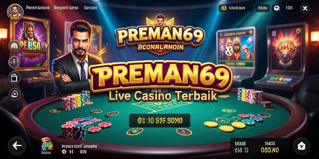 Gameplay seru dan interaktif Live Casino di PREMAN69.