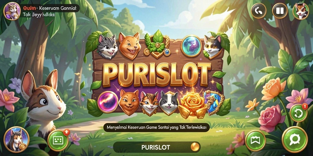 Gambaran menarik dari gameplay casual PURISLOT yang seru.